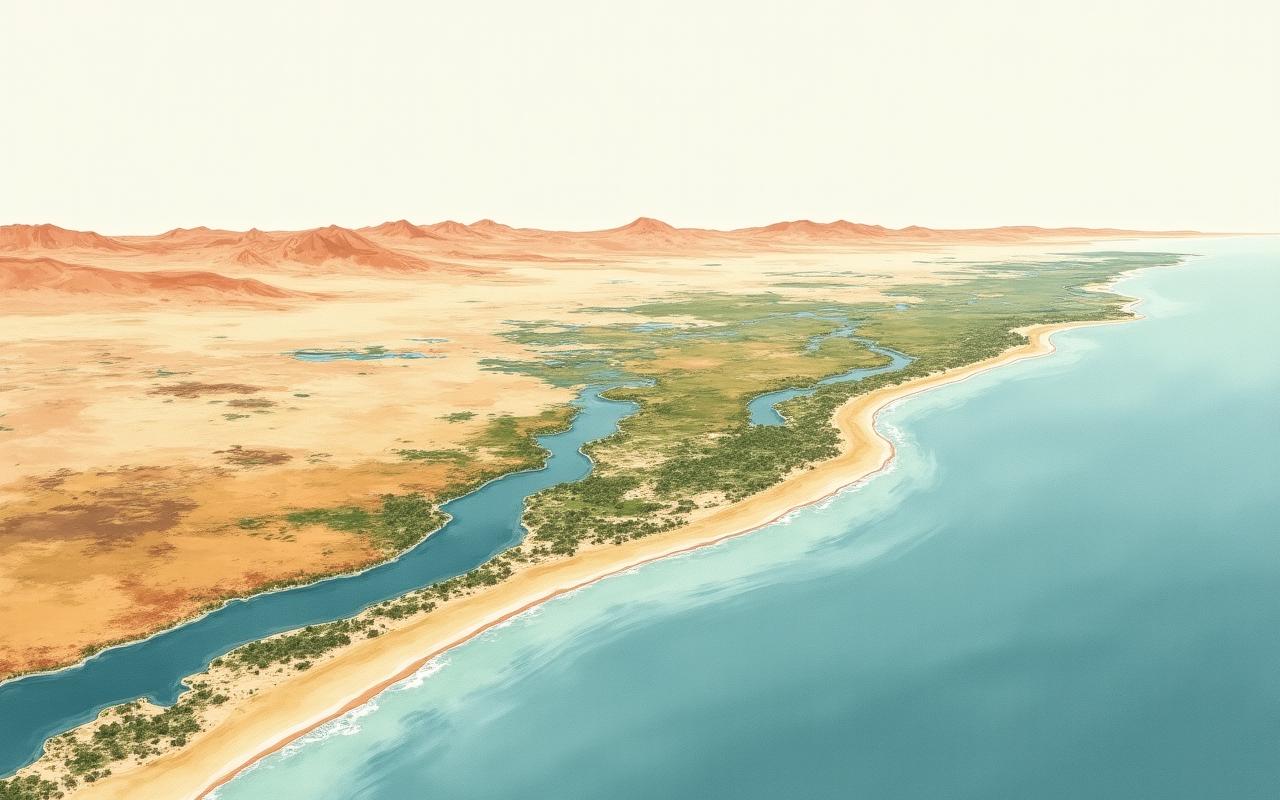 Mapa detallado de las rutas en Doñana